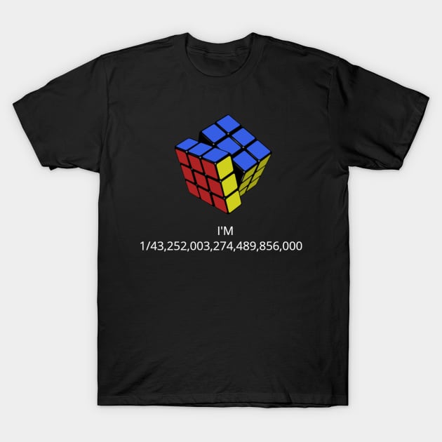 Rubik's Cube Probability T-Shirt by pulkitrampa